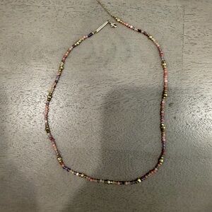 Kendra Scott Pink and Gold Beaded Necklace